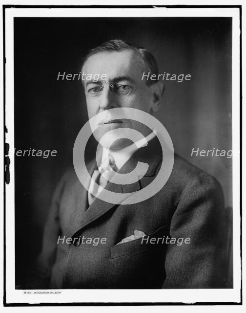 Woodrow Wilson, between 1900 and 1920. Creator: Harris & Ewing.