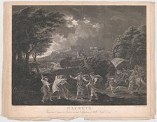 Macbeth and the Witches (Shakespeare, Macbeth, Act 1, Scene 1), 1770. Creator: William Woollett.
