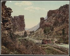 Castle Gate, Utah, c1900. Creator: William H. Jackson.