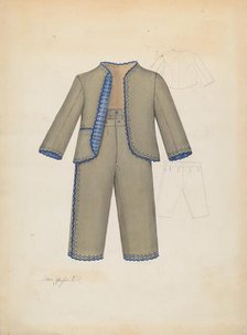 Boy's Suit, c. 1937. Creator: Sara Garfinkel.