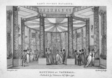 Interior view of the Rotunda at Vauxhall Gardens, Lambeth, London, 1795. Artist: Thomas Rothwell