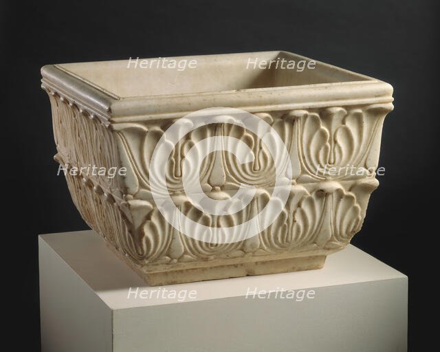 Basin with Stylized Lotus Blossoms, India, 17th century. Creator: Unknown.