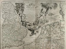 Map of Germany showing war of 1755 to 1763 (Seven Years War), 1765. Creator: Jean de Beaurain.