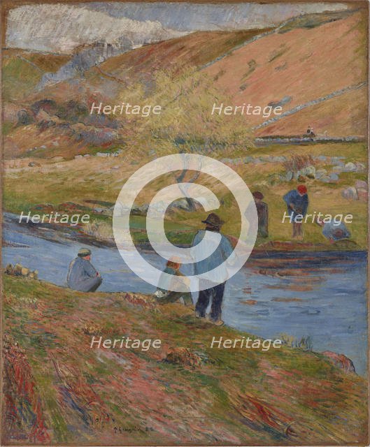 Breton Fishermen , 1888. Creator: Gauguin, Paul Eugéne Henri (1848-1903).