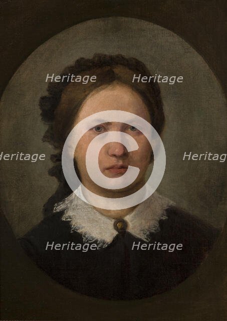 Portrait of the Artist's Sister, Karolina, 1861-1865. Creator: Aleksander Kotsis.