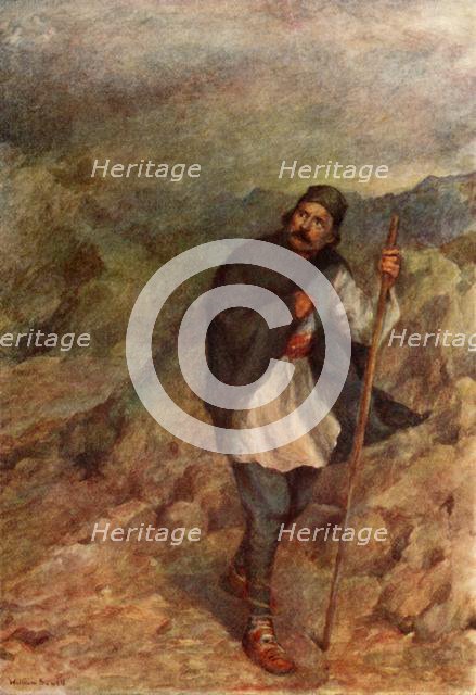 'He is instantly pursued by a dense fog', 1917. Creator: Unknown.