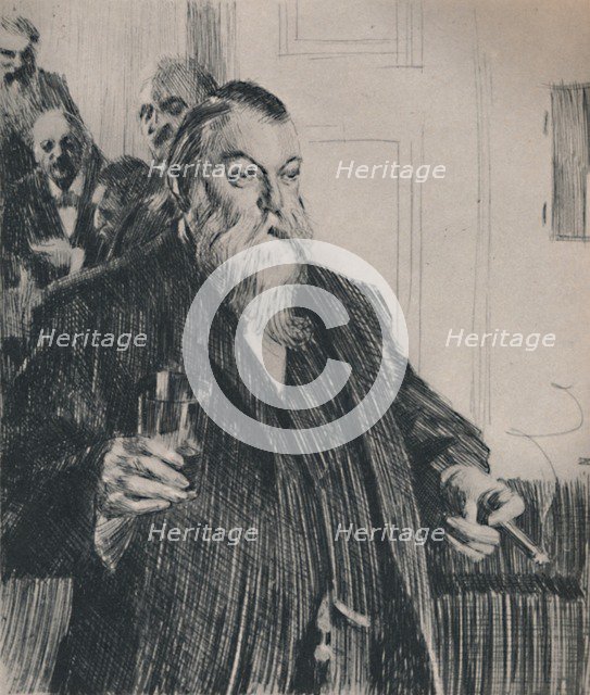 'The Toast', 1890s, (1946).  Artist: Anders Leonard Zorn.