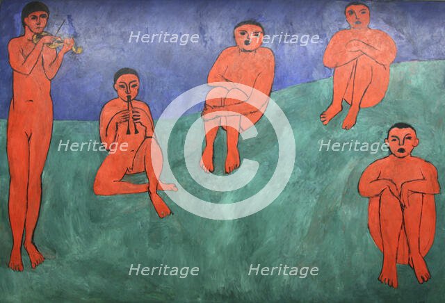 'Music', 1910.  Creator: Henri Matisse.