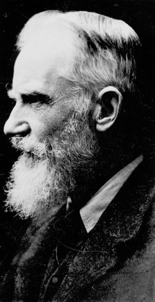 George Bernard Shaw (1856-1950) Irish dramatist, critic and Fabian, c1930. Artist: Unknown