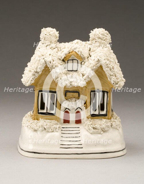 Incense Burner, Staffordshire, c. 1830. Creator: Staffordshire Potteries.