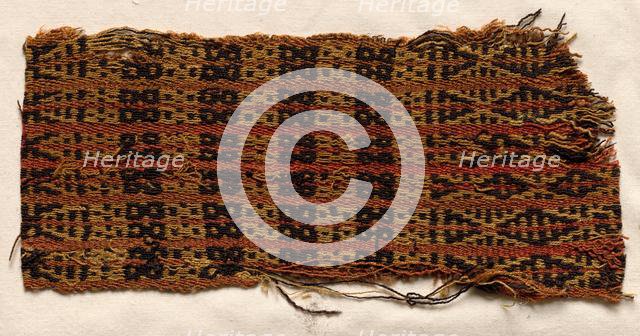 Textile fragment, c. 900 A.D.. Creator: Unknown.