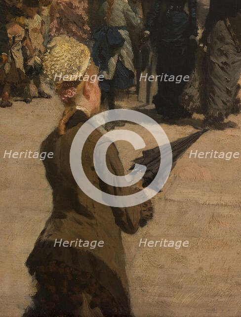 The National Gallery and St. Martin's Church (London), c1878. Creator: Giuseppe de Nittis.