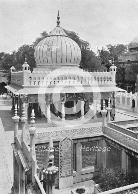 'Delhi. - Tombs of Nizam-ud-Din & Princess Jahanara', c1910. Creator: Unknown.