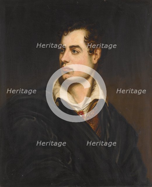 Portrait of the poet Lord George Noel Byron (1788-1824).