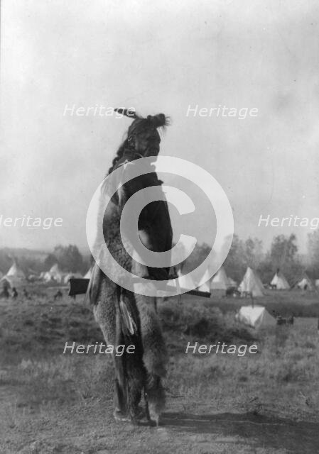 Hoop On the Forehead [E], c1908. Creator: Edward Sheriff Curtis.