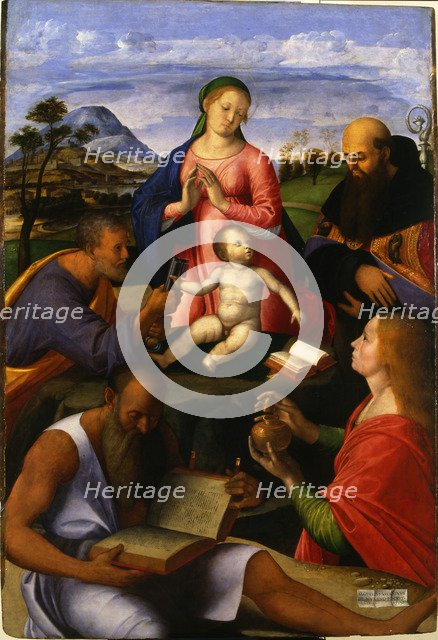 The Virgin and Child with Saints  , 1500.