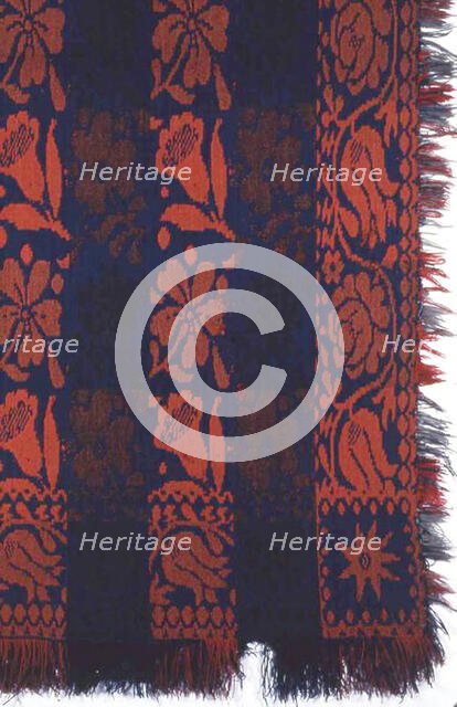 Coverlet, United States, 1850/1900. Creator: Unknown.