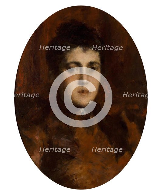 Portrait of Countess Sofia Nikolayevna Golitsyna (1851-1925), née Delyanova. Creator: Trubetskoy (Troubetzkoy), Prince Pavel Petrovich (1866-1938).