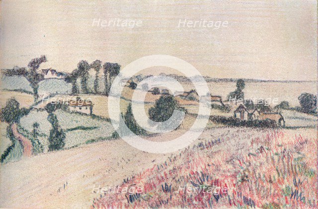 'From a drawing in coloured chalks by Lucien Pissarro', c20th century. Artist: Lucien Pissaro.