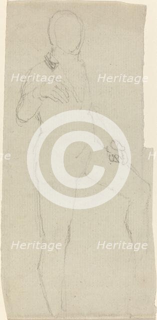 Male Figure in Contemporary Dress, in or after 1801. Creator: John Flaxman.