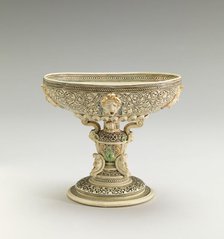 Cup on high foot with the royal arms of France crowned, c. 1540/1560. Creator: Unknown.