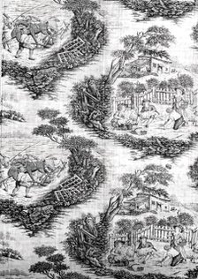 Panel (Furnishing Fabric), England, c. 1785. Creator: Unknown.