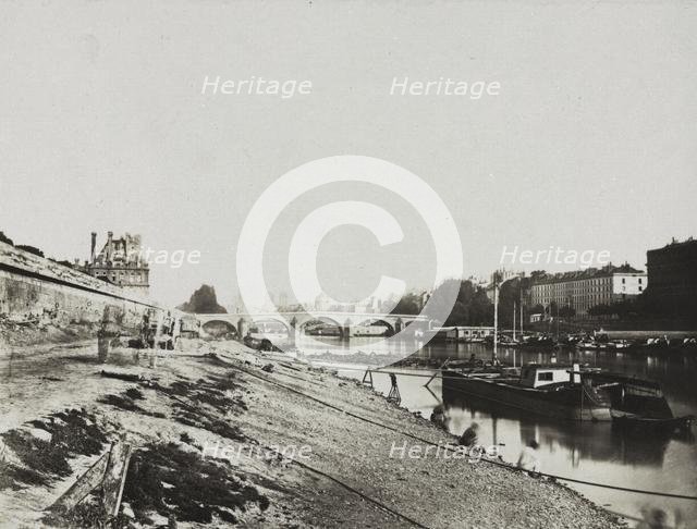 View from the Pont de la Concorde, 1852. Creator: Charles Henri Plaut (French).