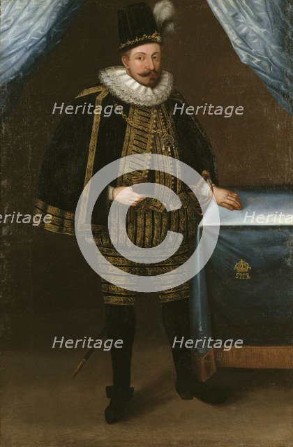 Portrait of Sigismund III Vasa, King of Poland (1566-1632), 1600s.