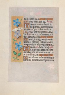 Hours of Queen Isabella the Catholic, Queen of Spain: Fol. 63v, c. 1500. Creator: Master of the First Prayerbook of Maximillian (Flemish, c. 1444-1519); Associates, and.