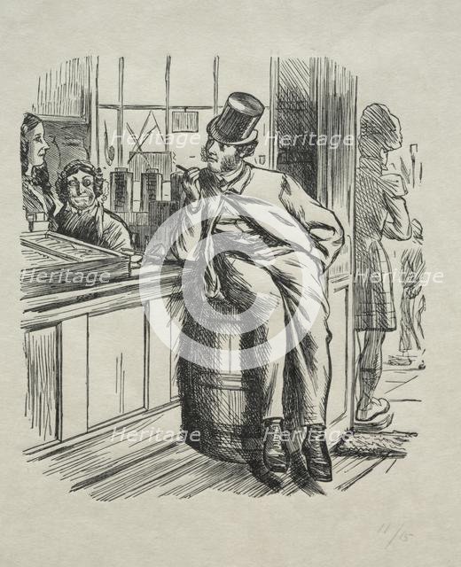 What Came of Killing a Rich Uncle One Christmas Time, 1865. Creator: Charles Samuel Keene (British, 1823-1891).