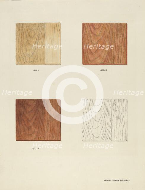 Wood Grain (Demo.), 1935/1942. Creator: Harry Mann Waddell.