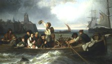 'Emigration to America', 19th century. Artist: Charles Volkmar