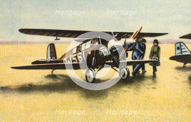 Darmstadt D-18 biplane, 1920s, (1932). Creator: Unknown.