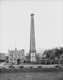 Chimney of old Confederate Powder Works Mill, Augusta, Ga., between 1900 and 1910. Creator: Unknown.