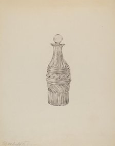 Cruet Bottle, c. 1939. Creator: Elisabeth Fulda.