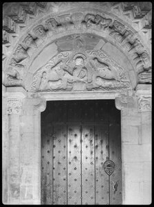 St John's Church, Elkstone, Cotswold, Gloucestershire, 1920-1940. Creator: Marjory L Wight.