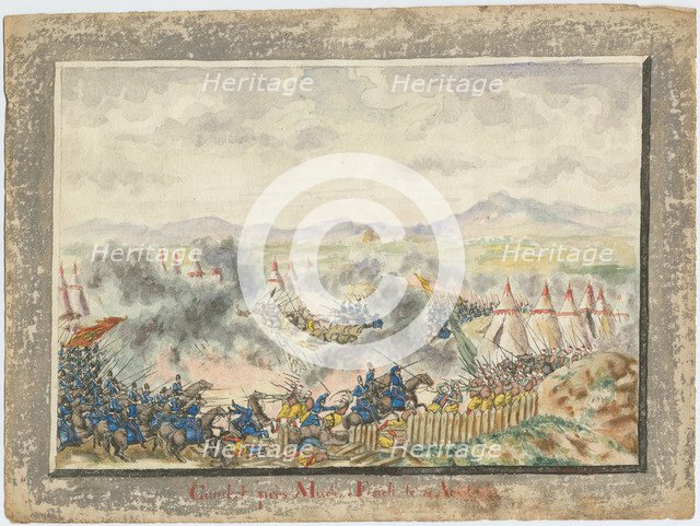 The Battle of Rymnik on September 22, 1789, 1829. Artist: Anonymous  