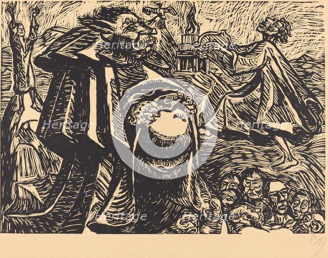 God Belly, 1921. Creator: Ernst Barlach.