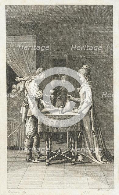 Illustration for Phil Engelhard's 'Poems', 1782. Creator: Daniel Nikolaus Chodowiecki.