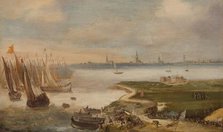 The Dutch Defeat at the Blokkersdijk, near Antwerp, 1605, c.1610-c.1615. Creator: Anon.