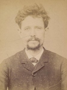 Mérigeau. Jacques. 35 ans, né à St-Léger-les-Melles (Deux Sèvres). ébéniste. 19/12/93., 1893. Creator: Alphonse Bertillon.