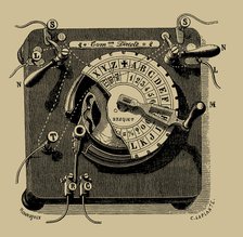 Breguet Dial Telegraph Transmitter, c. 1870. Creator: Anonymous.