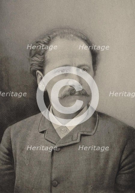 Portrait of the composer Jules Massenet (1842-1912), 1890. Creator: Nadar, Gaspard-Félix (1820-1910).