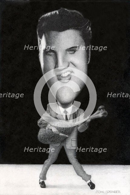 Elvis Presley. Creator: Dan Springer.