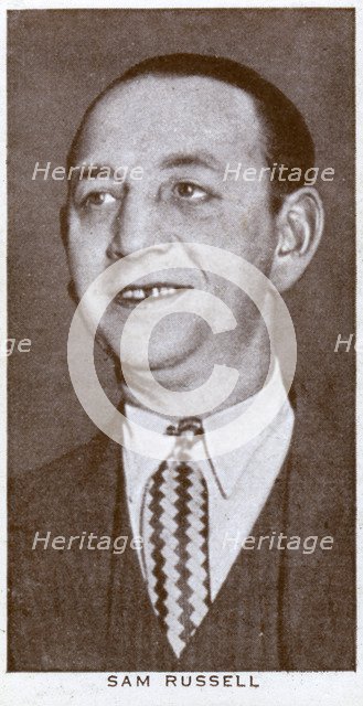 Sam Russell, British boxing manager, 1938. Artist: Unknown