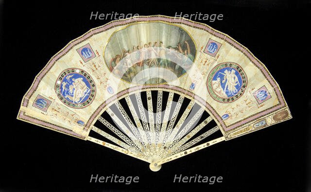 Fan, French, 1800-1809. Creator: Unknown.