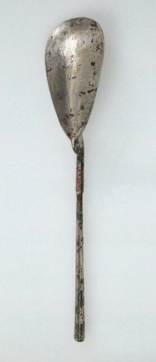 Spoon, Byzantine, 5th-6th century. Creator: Unknown.