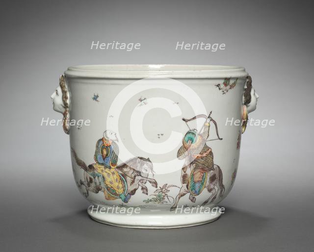 Bottle Cooler (seau a bouteille), c. 1755. Creator: Mennecy- Villeroy Factory (French).