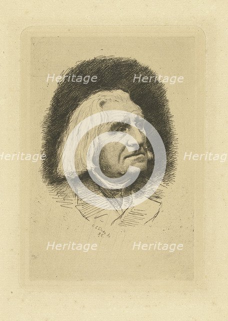 Portrait of the Composer Franz Liszt (1811-1886), 1886. Artist: Dake, Carel Lodewijk (1857-1918)