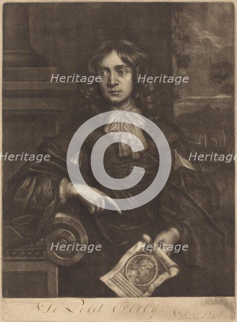 Thomas Flatman, c. 1690. Creator: William Faithorne.